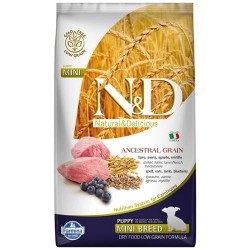N&D Düşük Tahıllı Kuzu Etli Küçük Irk Yavru Köpek Maması 7 Kg