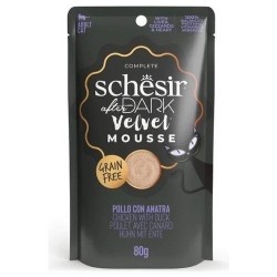 Schesir After Dark Velvet Mousse Tavuklu Yetişkin Kedi Yaş Maması 80 Gr
